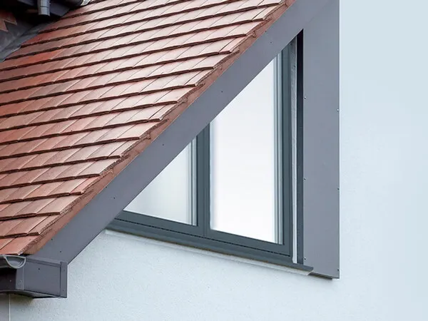 UPVC Flushed Shaped Windows