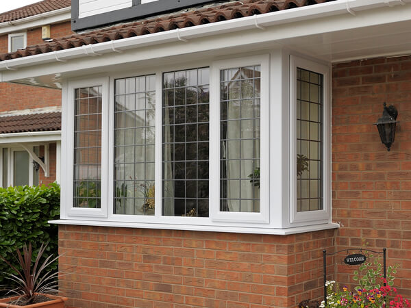 White UPVC Bay & Bow Windows